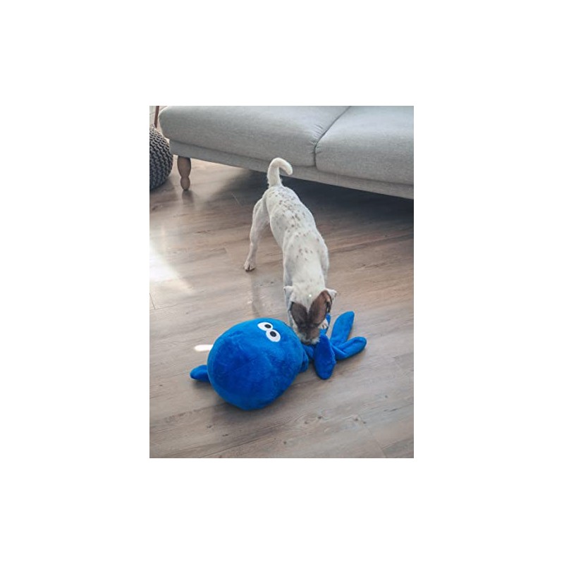 Zoon Large Octo Poochie Octopus Squeaky Plush Dog Toy