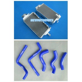 GPI Racing Blue Aluminum Radiator & hose For 2000-2001 Honda CR125R CR 125R CR125 2 stroke
