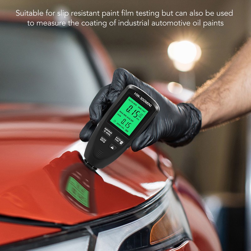 0 to 2000UM Paint Mil Thickness Meter Gauge High Precision