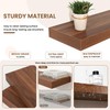 Axeman Floating Shelves for Wall, Rustic Wood Wall Mounted Shelves