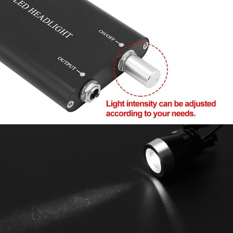 3W LED Head Light Lamp headlight for Surgical Loupes Glasses