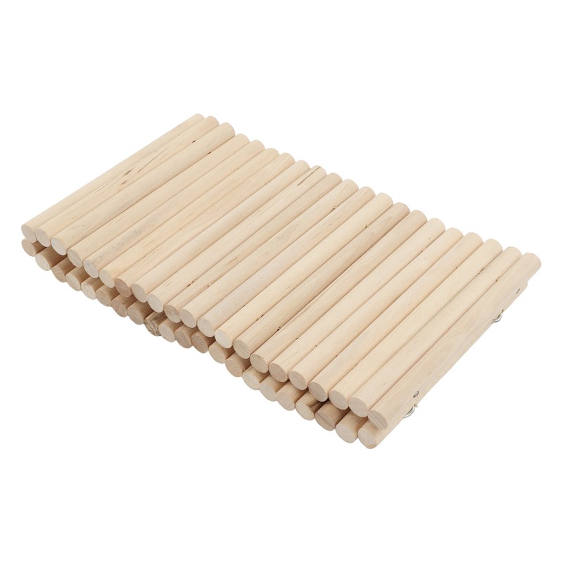 Pet Hideout Bridge Wooden Safe Bendable Small Pet Climbing Tunnel