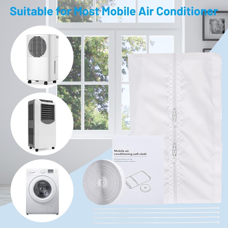 400 cm Sealing Set, Window Seal for Mobile Air Conditioners,