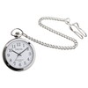 Clefer TE-AM153-WTS Men's Pocket Watch, Analog, Waterproof, White, Dial, pocket
