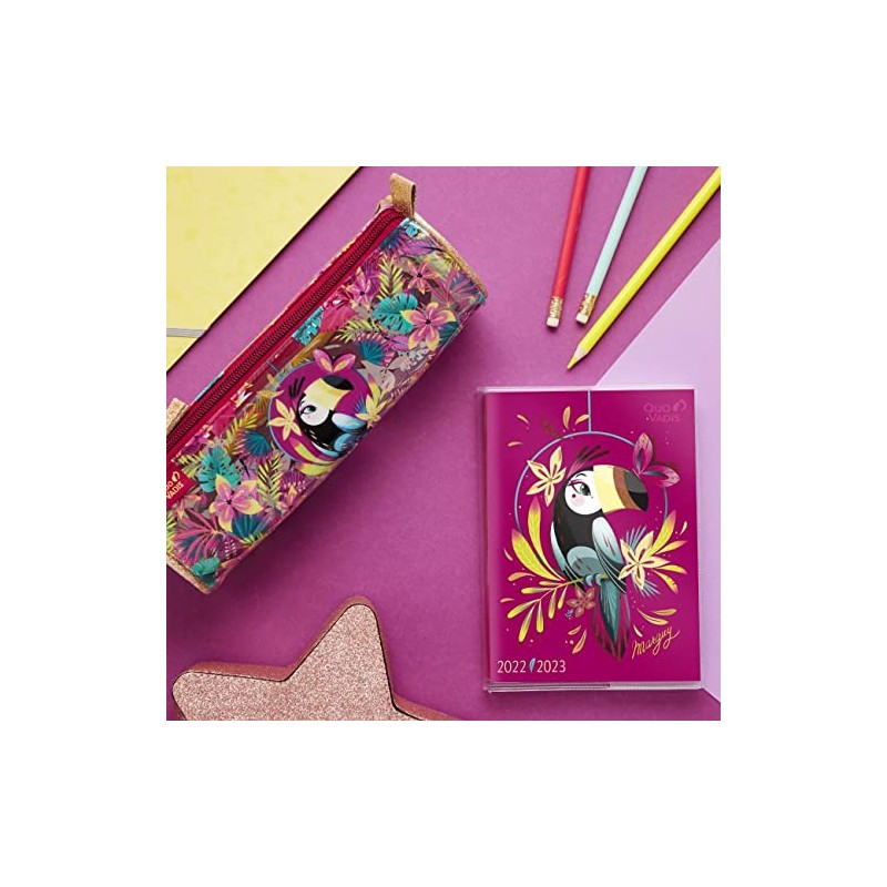 QUO VADIS - Collection Marguy - Round Pencil Case for