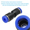 PATIKIL 1/8 Inches Push to Connect Fittings, 5Pcs Plastic Air