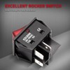 Rocker Switch Red 30 A 250 ~ 4 Pin Installation