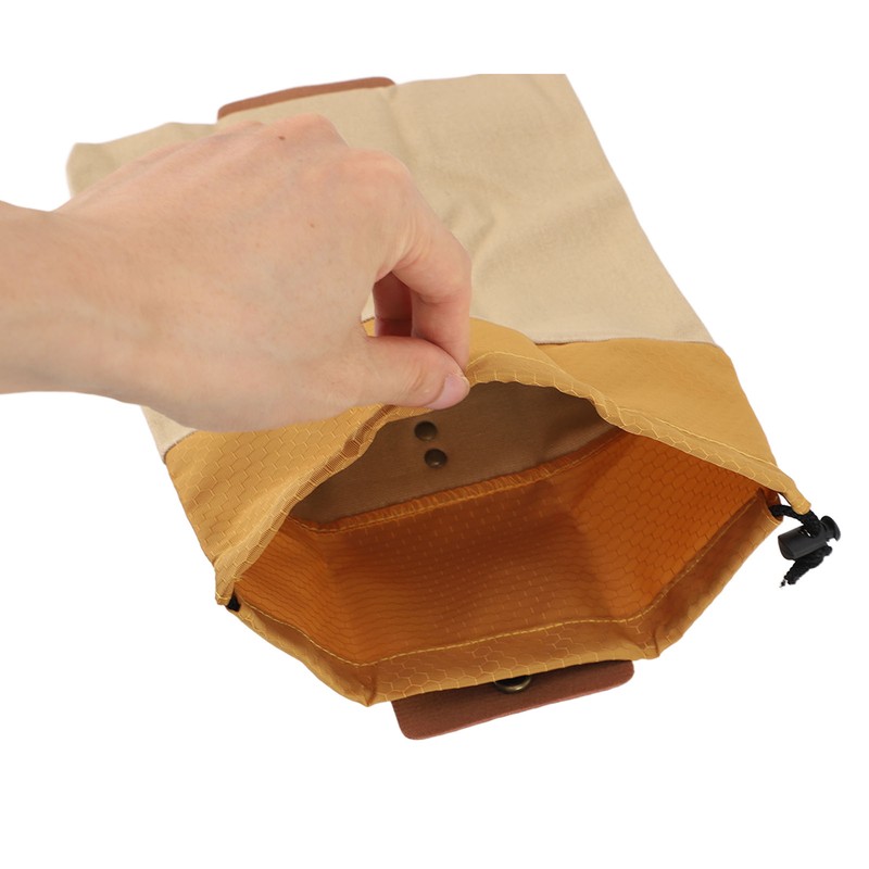 Orchard Picking Bag Canvas Leather Waist Hanging Fruit Harvest Bag