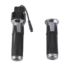SPYMINNPOO Electric Scooter Throttle Grip, 48V Mg Alloy Twists Throttle Handle with Display 6 Pin Connector for Sealup Electric Scooters