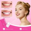 42 Piezas Tiras Blanqueadoras De Dientes Rojas - Sesión Sin