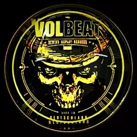 VOLBEAT FIVE LARGE PIN ALBUM COVER COLLECTION AND CONCERT CHARMS