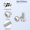 DTGN 500pcs Nuts and Bolts Assortment Kit M3 Pan Head