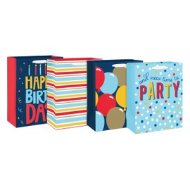 American Greetings 13" Large Birthday Gift Bags (4-Count)