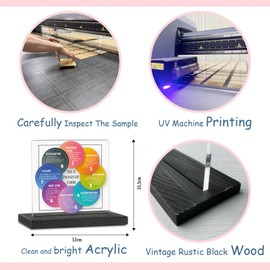 Mental Health Therapy Office Motivational Decor Gifts for Women Men Employees Coworkers School Psychologist Counselor Negative Thoughts Decorative Signs Plaques GXX56