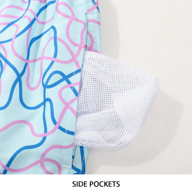 MADHERO - Traje de baño para hombre con forro de