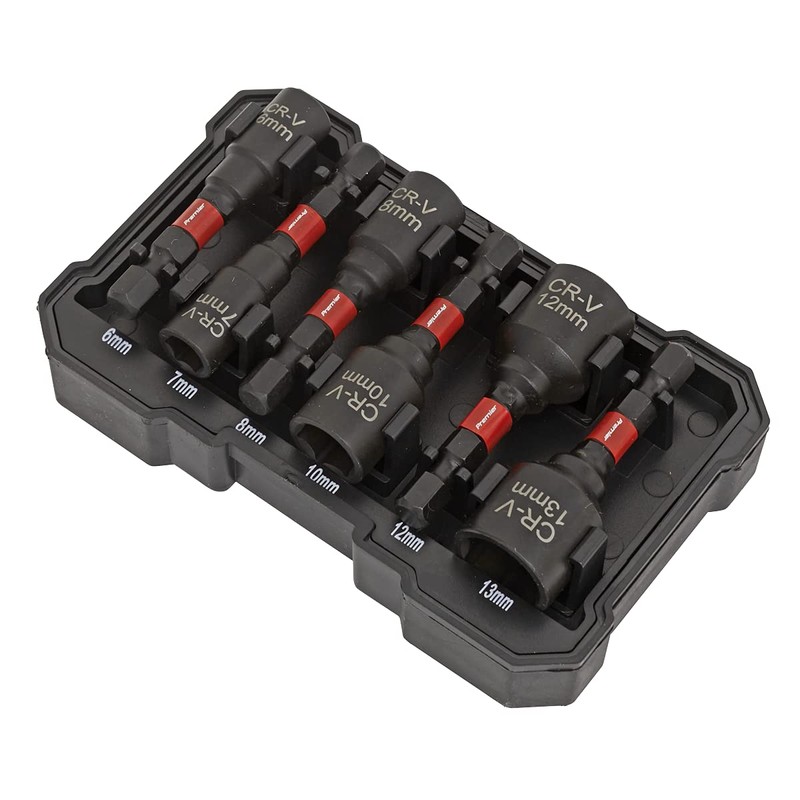 Sealey 6pc Impact Grade Nut Driver Set AK8287