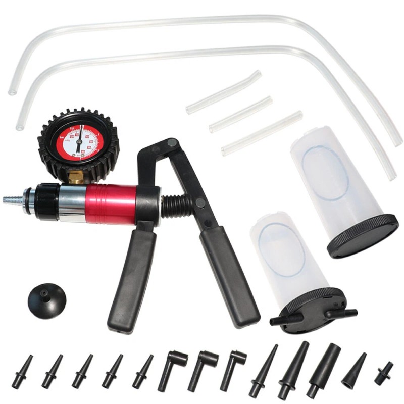 DPTOOL 21Pcs Hand Held Vacuum and Pressure Pump Tester Tool