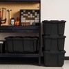 IRIS USA 589090 27 Gallon Utility Tough Stackable Plastic Storage