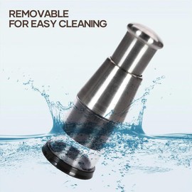 Exqufood 2 Pieces Manual Chopper, Manual Garlic Chopper, Mini Chopper, Manual Chopper, Durable