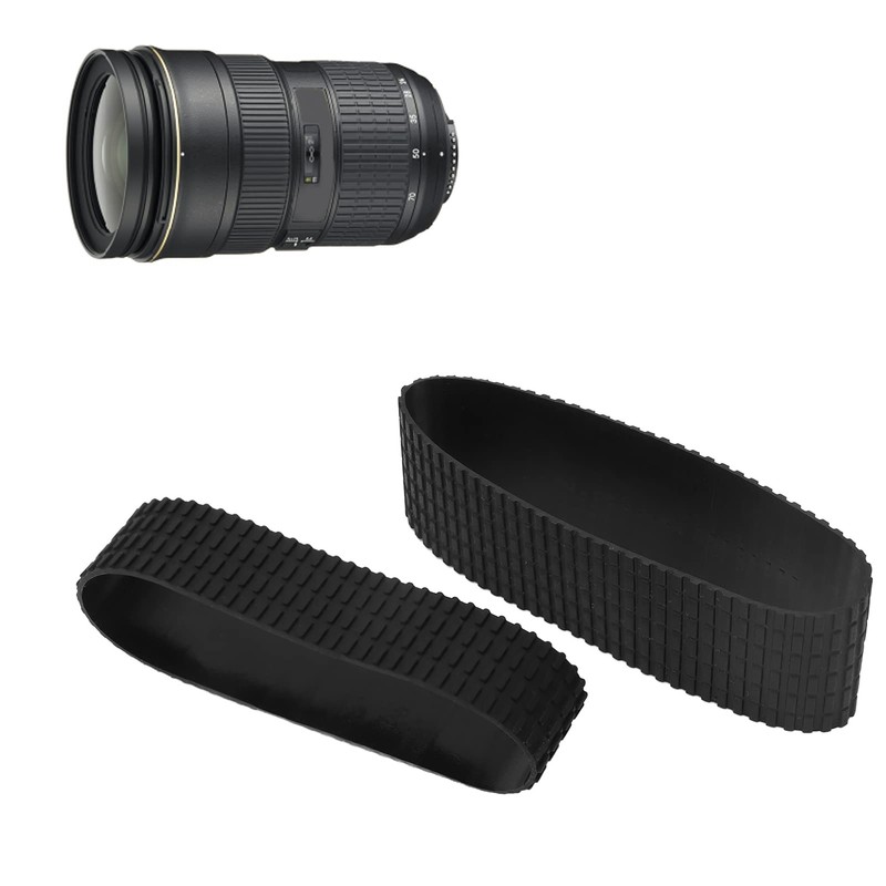 Lens Rubber Ring, 2pcs Zoom Grip Rubber Ring Replacement Camera