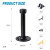 3/4" Industrial Black Iron Pipe Shelf Brackets, Rustic Wall Mounted