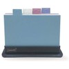 Coloured Chopping Board Set Non-Slip Set of 4 Colour-Coded Chopping
