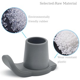 ATAISIA Medical Products Walker Ski Glides - 2 Pack, Universal Fit Walker Sliders - Gliders (for 1 1/8-inch Tubing), Skis for Walkers for Seniors,Folding Walkers Accessories