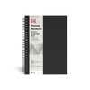 TRU RED Staples Medium Soft Cover Meeting Notebook, Black, 3/Pack