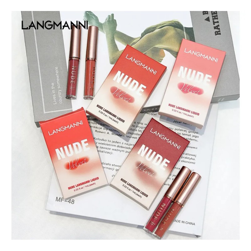 Útil Set De Pintalabios Líquidos Mate Velvet Liquid Lipstick