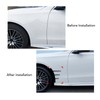 4Pcs Side Wheel Eyebrow Spoiler Stylish Rugged Bumper Side Wheel