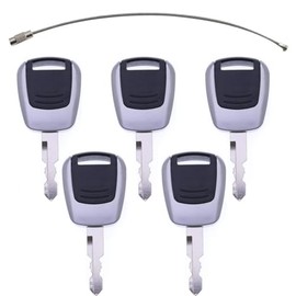 5PCS Ignition Keys 21Q4-00090, 21Q400090 – Compatible with Hyundai -9 Series Excavators & Heavy Equipment