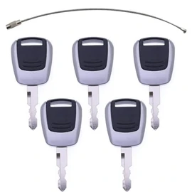 5PCS Ignition Keys 21Q4-00090, 21Q400090 – Compatible with Hyundai -9 Series Excavators & Heavy Equipment