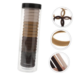 Healvian 20pcs Curly Hair Headbands Ponytail Holders for Women Seamless Elastic Hair Bands