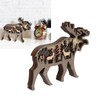 3D Wood Carving Animal Multi Layer Forest Animal Wood Carving