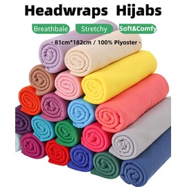 Harewom 4 envolturas para la cabeza de turbante para mujeres negras, envolturas elásticas para el cabello para mujeres con trenzas