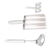 Stainless Steel Triple Meatball Maker Efficiently Makes 3 Meatballs at