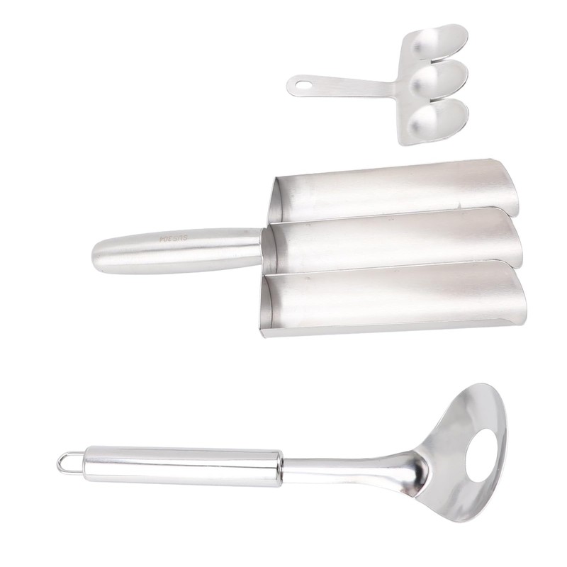 Stainless Steel Triple Meatball Maker Efficiently Makes 3 Meatballs at
