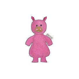 Scooby suede leather toy piggy with squeeker