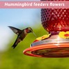 16 Pieces Hummingbird Feeders Replacement Flowers Yellow Pet Replacement Bird