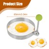 QEQSHQO Pack of 2 Omelette Moulds, Stainless Steel Egg Shapers
