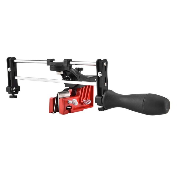 Chainsaw Sharpener with Plastic Guide Bracket and Metal Sharpening File