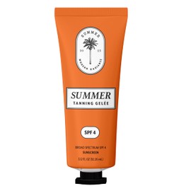 Summer Gelée SPF 4 – Hydrating Tanning Gel – Moisturizing, Quick Absorb for Faster, Darker Tan with UVA/UVB Protection – 3.12 FL OZ (1 Pack)