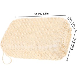 BETOOKY Esponja Exfoliante Corporal de Sisal para Ducha, Limpieza Profunda y Eliminación de Células Muertas, Adecuado para Adultos en Baño y Cuidado Personal