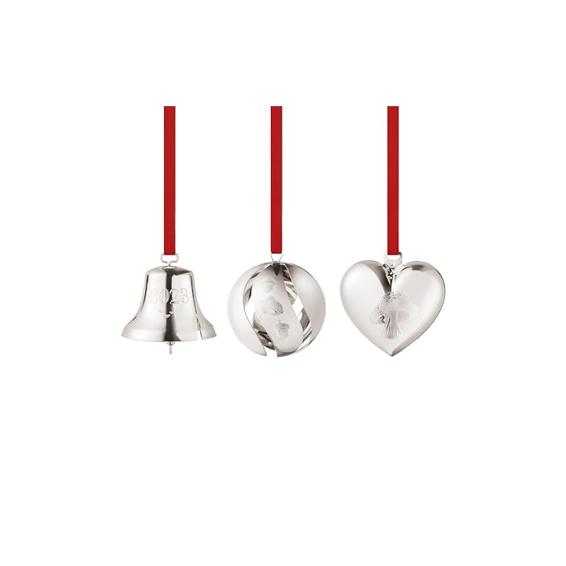 Georg Jensen 2023 Gift Set with Bell, Ball and Heart