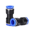 12mm Tube OD Push to Connect Fitting, Straight Pneumatic Connector,