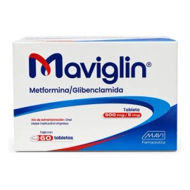 Maviglin Tableta 500 Mg/5 Mg, 60 Tabletas