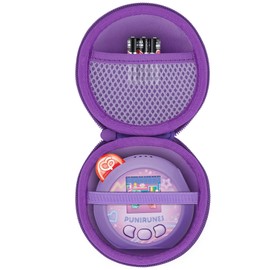 TAKARA TOMY Portable Game Storage Case for Kids Compatible with Punyurunzu, Purple - co2CREA