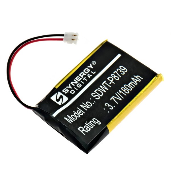 Synergy Digital Smartwatch Battery, Works with Garmin 361-00086-00 Smartwatch, (Li-Pol,