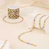 YOUBEIYEE 9.8 Feet Colorful Enamel Butterfly Chain for Jewelry Making