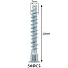 50 PCS Internal Hex Self Tapping Countersunk Connecting Screws for